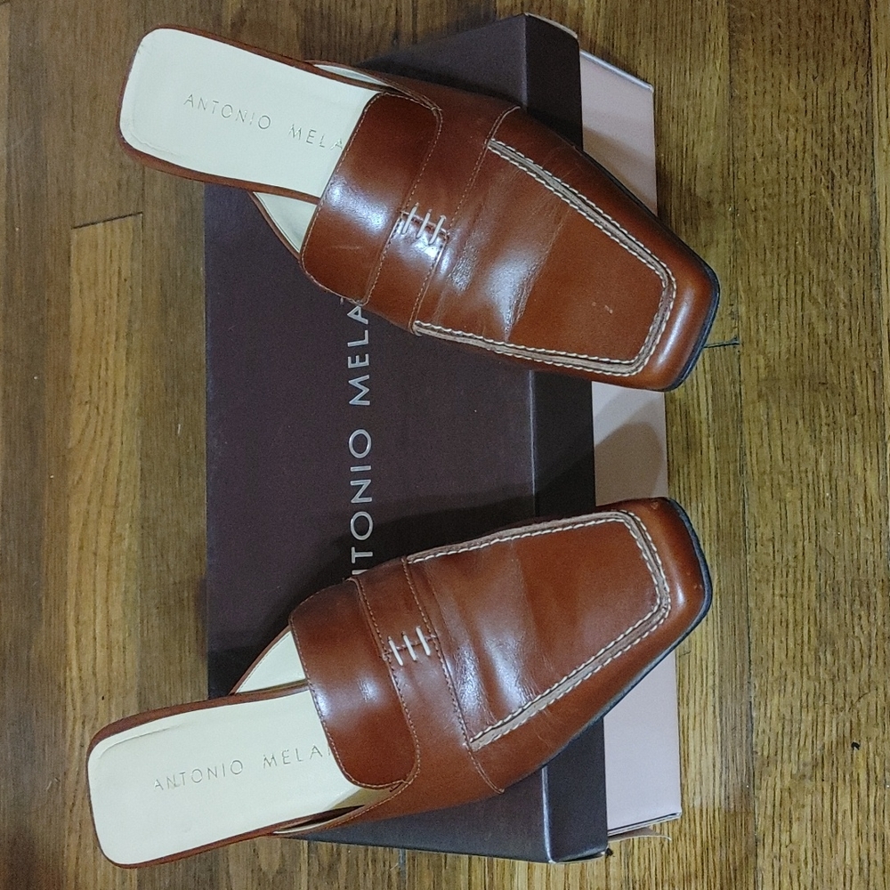 ANTONIO MELANI  size 7.5 brown